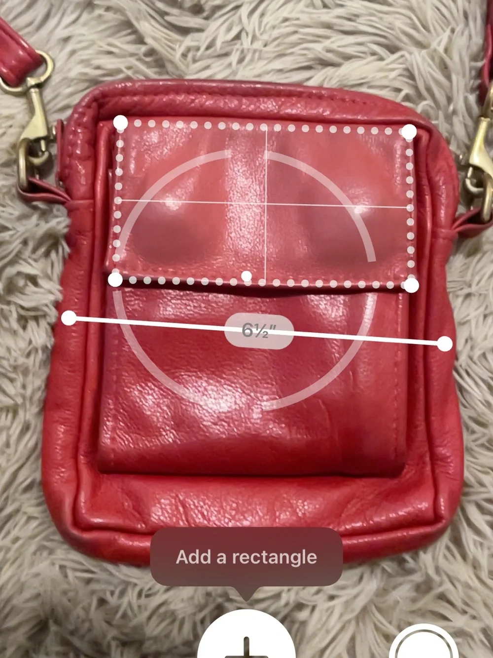 Vintage Red Leather Crossbody Bag Made in USA Victoria Leather Co